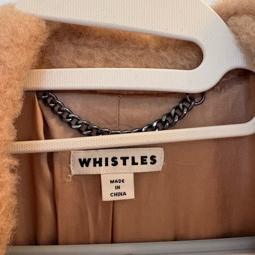 Whistles Camel Teddy Jacket - Picture 2 of 9